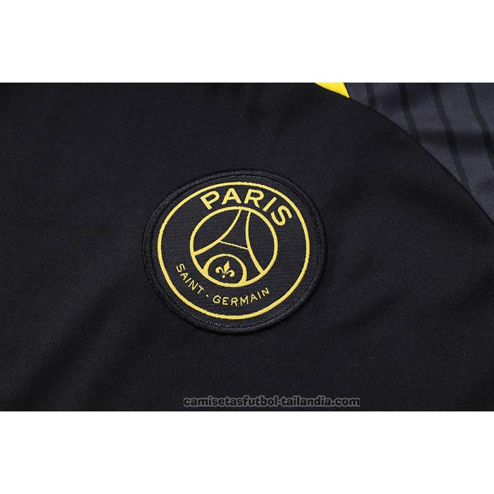 Chandal del Paris Saint-Germain Jordan Manga Corta 23/24 Negro - Pantalon Corto